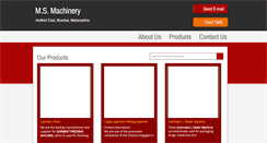 Desktop Screenshot of msmachinery.net