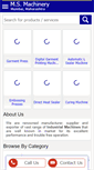 Mobile Screenshot of msmachinery.net